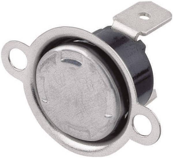 TRU COMPONENTS Thermostat bimétallique 250 V 10 A Température d'ouverture (± 5°C) 100 °C Température de fermeture 75 °C 1 pc(s)