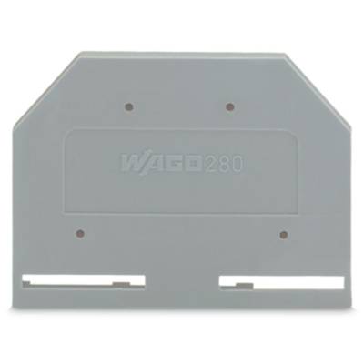 Plaque d'extrémité et de séparation WAGO 280-301 100 pc(s)
