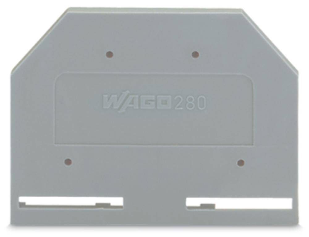 Plaque d'extrémité et de séparation WAGO 280-301 100 pc(s)