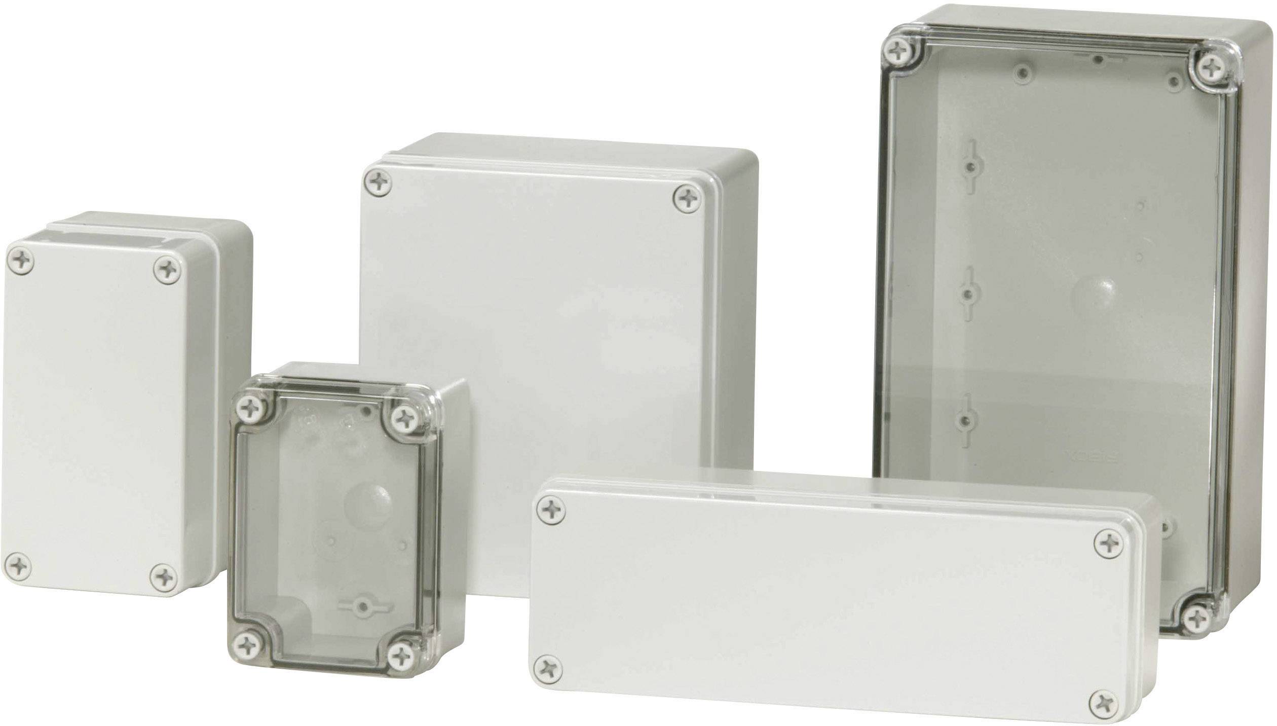 Coffret d'installation Fibox PC M 95 T 8724018 gris clair (RAL 7035) 230 x 140 x 95 Polycarbonate 1 pc(s)
