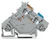 Borne pour capteur WAGO 280-564/281-483 5 mm ressort de traction Affectation: L gris 10 pc(s)