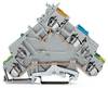 Borne pour capteur WAGO 280-566/281-496 5 mm ressort de traction Affectation: L gris 10 pc(s)