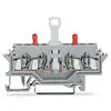 Bloc de jonction sectionnable WAGO 280-627 5 mm ressort de traction Affectation: L gris 50 pc(s)