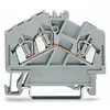 Borne de passage WAGO 280-641 5 mm ressort de traction Affectation: L gris 100 pc(s)