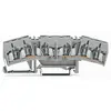Borne de passage WAGO 280-675 5 mm ressort de traction Affectation: L gris 50 pc(s)