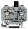 Bloc de jonction à fusibles WAGO 282-128/281-418 13 mm ressort de traction Affectation: L gris 40 pc(s)