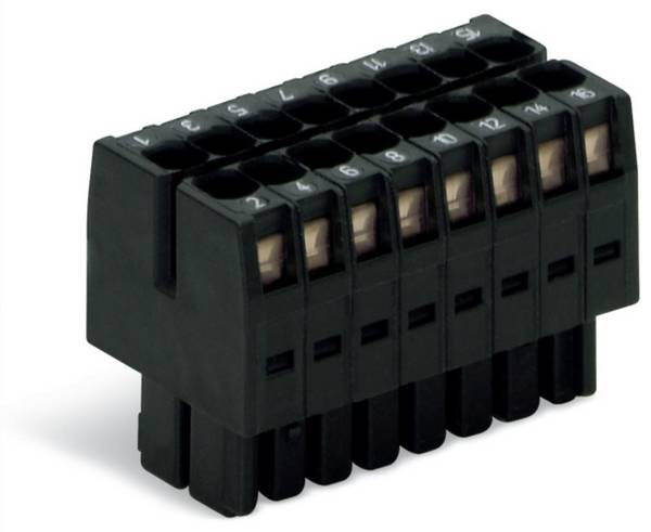 Boîtier femelle pour câble série 713 WAGO 713-1106 Nbr total de pôles 12 Pas: 3.50 mm 50 pc(s)
