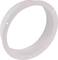 Un anneau plastique blanc circulaire avec plusieurs trous, probablement destiné à la fixation.