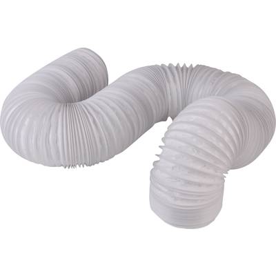 Wallair N52824 Tube de ventilation flexible plastique (Ø x L) 10.2 cm x 6 m blanc