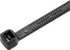 ABB DK-510BK TT-11-30-0-L-EU Serre-câble 282 mm 4.70 mm noir arrachable à la main, stabilisé aux UV, résistant aux intempéries 50 pc(s)