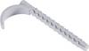 Jäger Direkt 743120 Support de câble enfichable 743120 Plage de Ø du faisceau 8 mm (max) pour montage par emboîtement dans la maçonnerie, sans halogène, sans silicone, stabilisé aux UV gris clair 1 pc(s)