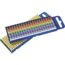 HellermannTyton WIC2-0-9-PA-CC-T1 Clip de marquage Impression 0 - 9 Plage de Ø extérieur 2.8 à 3.80 mm 561-02100