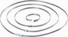 Conrad Components 546574 Serre-câble 201 mm 4.60 mm argent 10 pc(s)