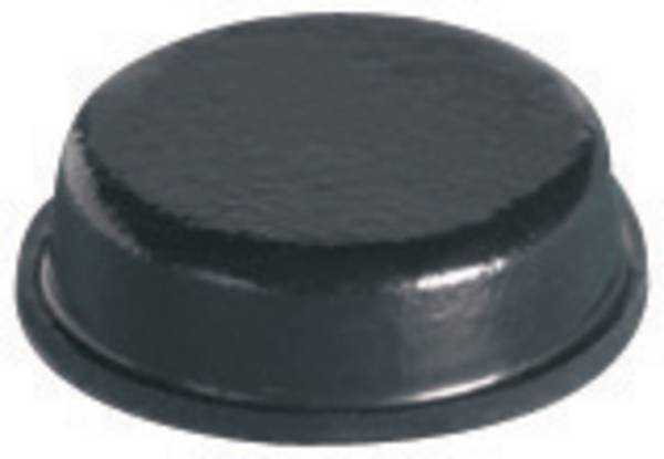 N/A PB Fastener BS-34-BK-R-12 autocollant, rond noir (Ø x H) 9.5 mm x 3.2 mm 12 pc(s)