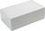 Boîtier rectangulaire en plastique blanc sans caractéristiques ou inscriptions visibles.