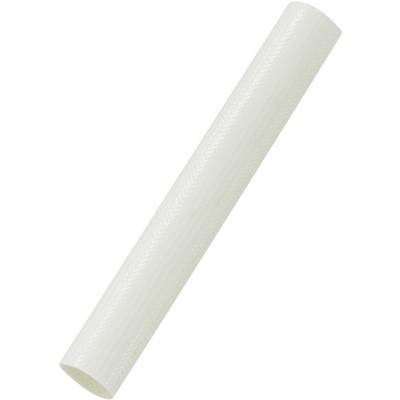 Un tube cylindrique blanc dans une orientation diagonale sur un fond blanc.