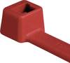 HellermannTyton 111-03004 T30R-PA66-RD Serre-câble 150 mm 3.50 mm rouge résistant aux intempéries 100 pc(s)