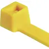 HellermannTyton 111-03006 T30R-PA66-YE Serre-câble 150 mm 3.50 mm jaune résistant aux intempéries 100 pc(s)