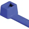 HellermannTyton 111-03008 T30R-PA66-BU Serre-câble 150 mm 3.50 mm bleu résistant aux intempéries 100 pc(s)