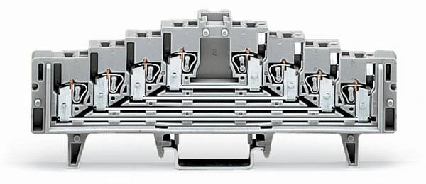 Borne de répartition WAGO 727-220 7.62 mm ressort de traction Affectation: L gris 50 pc(s)