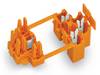 Borne de raccordement WAGO 730-103 flexible: - rigide: 0.75-1.5 mm² Nombre de pôles: 3 orange 50 pc(s)