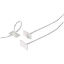 HellermannTyton 148-00001 T18RSA-PA66-NA-C1 Serre-câble 100 mm 2.50 mm naturel avec socle adhésif 1 pc(s)