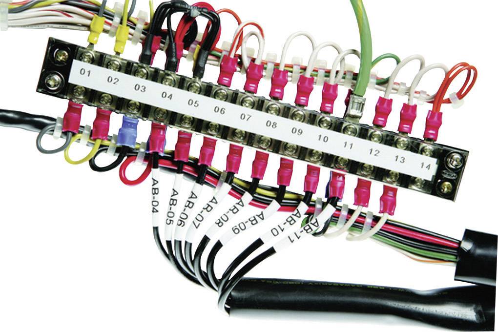 Marqueur pour gaine thermorétractable HellermannTyton HST6-2YE-S 553-50022 Surface de marquage: 10.67 x 24.10 mm jaune 1-1