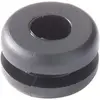 N/A HellermannTyton HV1101-PVC-BK-D1 633-01010 Ø max. des bornes 12 mm PVC noir 1 pc(s)