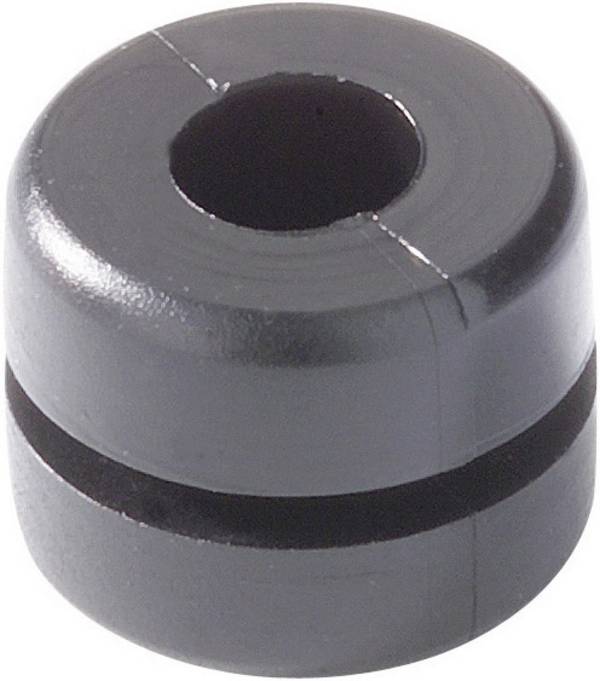 N/A HellermannTyton HV1212-PVC-BK-N1 633-02120 Ø max. des bornes 4 mm PVC noir 1 pc(s)