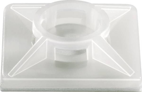 Embase de fixation Plage de Ø du faisceau: 6.40 mm (max) TRU COMPONENTS TC-HCR19R203 1593035 noir 1 pc(s)