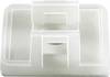 Embase de fixation Plage de Ø du faisceau: 19.40 mm (max) TRU COMPONENTS TC-HC26T203 1593040 transparent 1 pc(s)