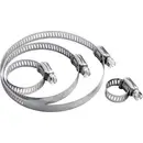 TRU COMPONENTS Collier de serrage à crémaillère 544920 Plage de Ø du faisceau 16 à 23 mm à vis six pans avec fente argen