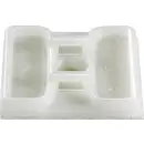 Embase de fixation Plage de Ø du faisceau: 4.80 mm (max) TRU COMPONENTS TC-HC103203 1593046 transparent 1 pc(s)