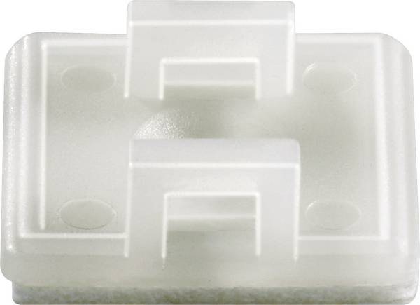 Embase de fixation Plage de Ø du faisceau: 10.10 mm (max) TRU COMPONENTS TC-HCR18T203 1593049 noir 1 pc(s)
