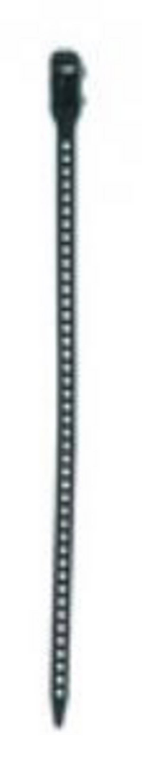 HellermannTyton 115-07190 SOFTFIX-XS-TPU-BK-XW Serre-câble 180 mm 7 mm noir réouvrable, très flexible, avec collier réouvrable 16 pc(s)