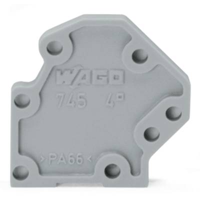 Plaque d'extrémité WAGO 745-3100   gris 100 pc(s) 