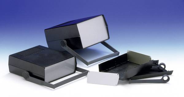 Boîtier de table TEKO AUS 55.5 Polystyrène expansé (EPS), aluminium gris clair (L x l x H) 198 x 178 x 108 mm 1 pc(s)