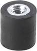 PB Fastener 100445 Patin fileté Filetage intérieur M4 Hauteur 15 mm 1 pc(s)