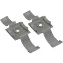 Panduit ARC.68-S6-Q14 Embase de fixation vissable ARC.68-S6-Q14 Plage de Ø du faisceau 4.80 à 17.50 mm avec attache gris