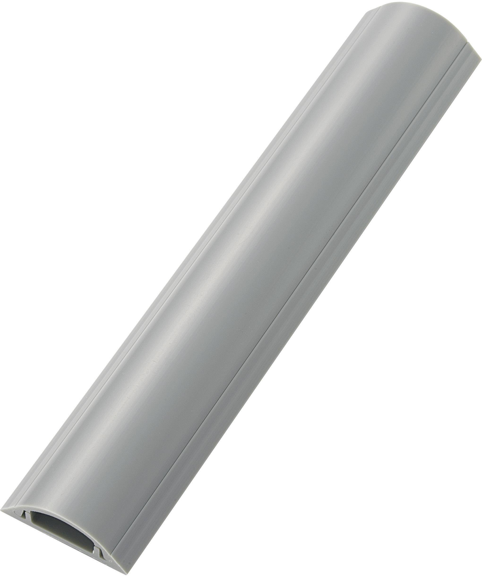 Protège-câbles PVC gris TRU COMPONENTS TC-RDAR40AWM203 1592916 Nombre de canaux: 1 Longueur 1000 mm 1 pc(s)