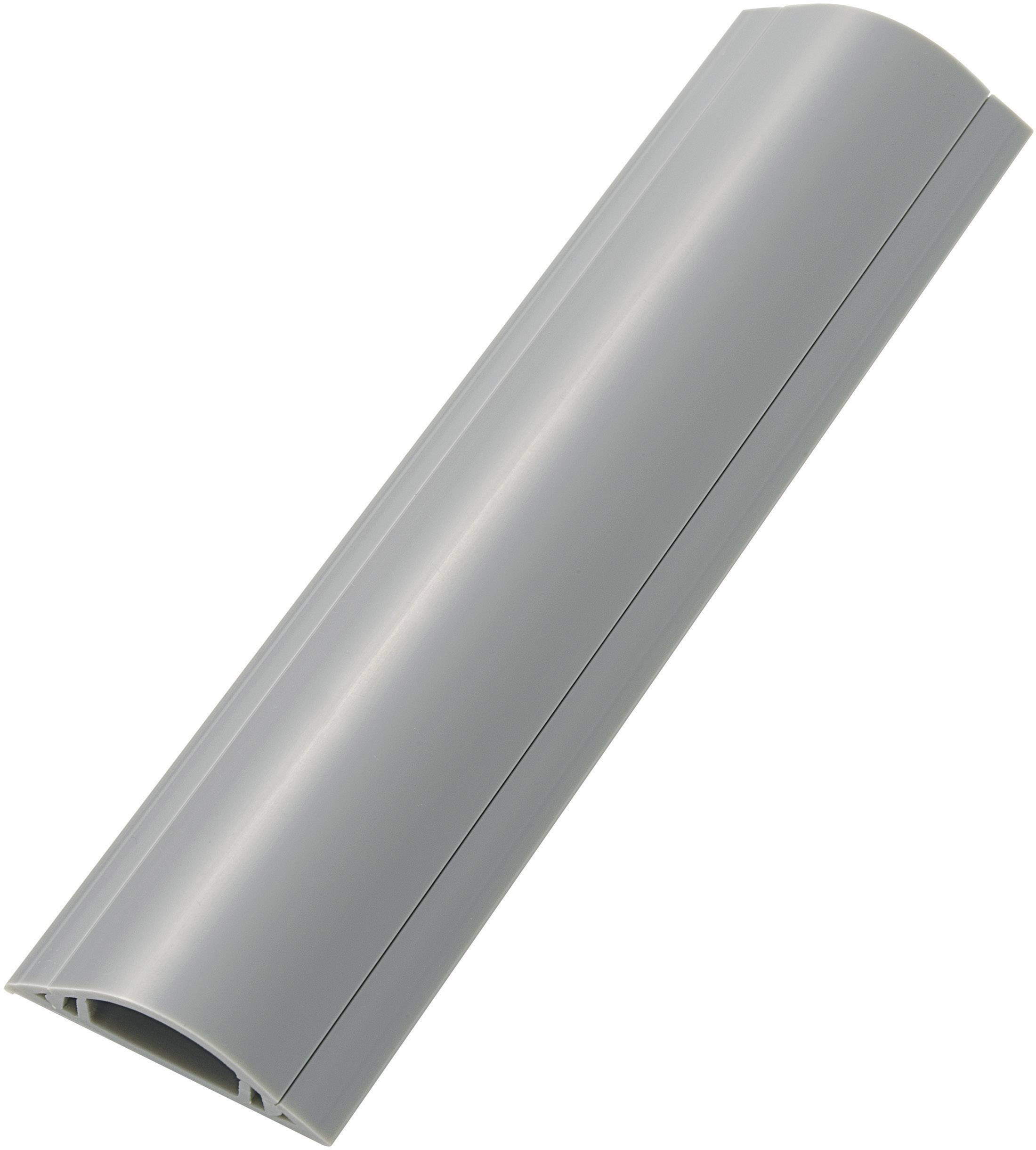 Protège-câbles PVC gris TRU COMPONENTS TC-RDAR50AWM203 1592919 Nombre de canaux: 1 Longueur 1000 mm 1 pc(s)