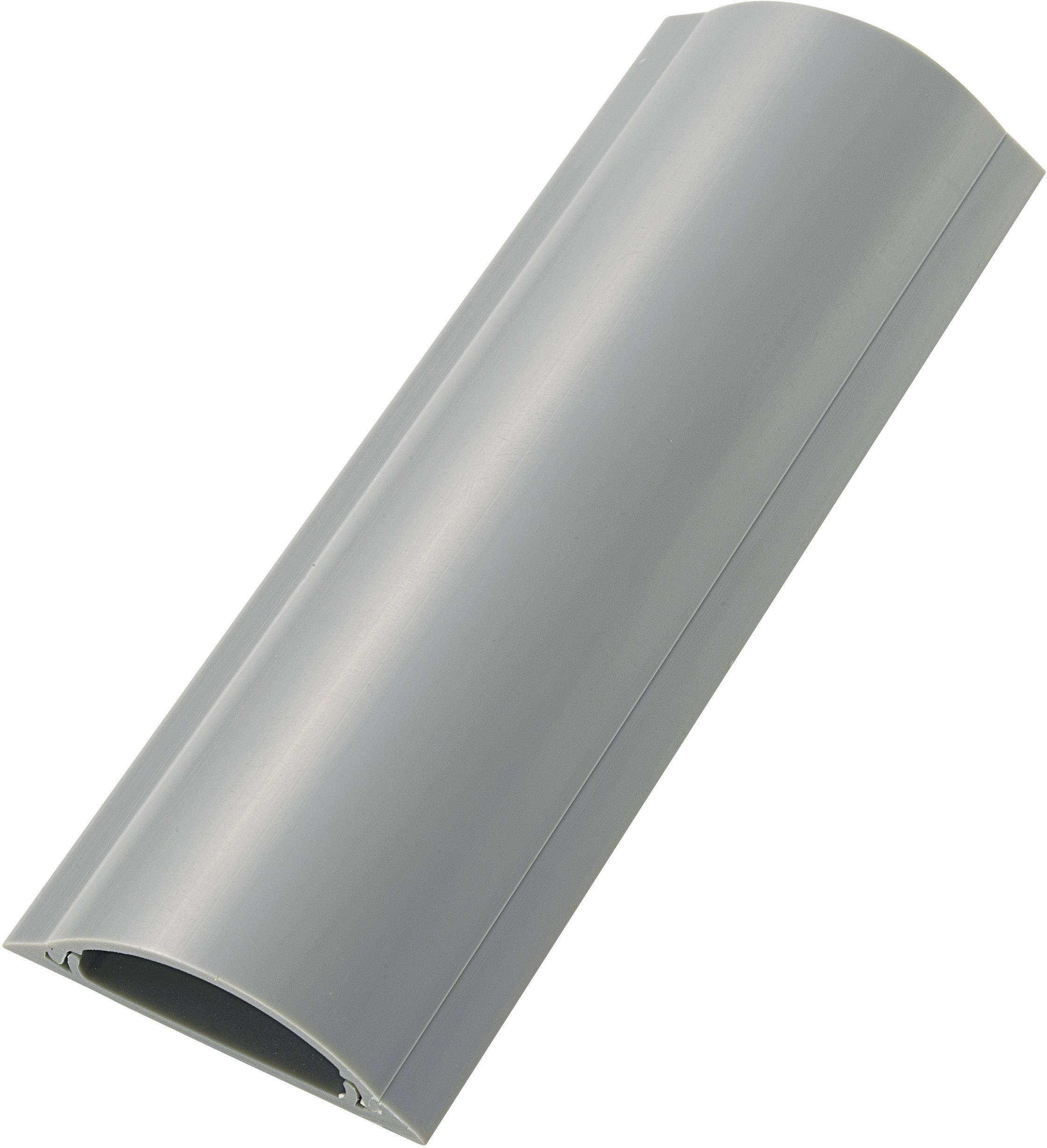 Protège-câbles PVC gris TRU COMPONENTS TC-RDAR60AWM203 1592922 Nombre de canaux: 1 Longueur 1000 mm 1 pc(s)