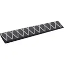 TRU COMPONENTS 1572155 Gaine thermorétractable sans colle noir 45 mm 22.50 mm Taux de retreint:2:1 1 m