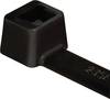HellermannTyton 111-03210 T30R-N66-BK-C1 Serre-câble 150 mm 3.50 mm noir résistant aux intempéries 100 pc(s)