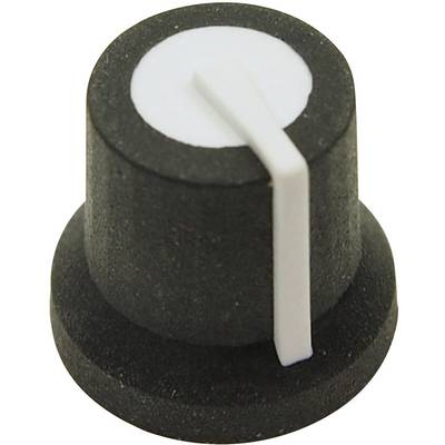 Tête de bouton rotatif Cliff CL170822BR  noir, blanc (Ø x H) 16.8 mm x 14.5 mm 1 pc(s)