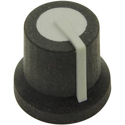 Tête de bouton rotatif Cliff CL170825BR  noir, gris (Ø x H) 16.8 mm x 14.5 mm 1 pc(s)