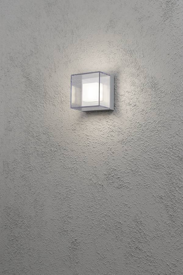 Applique LED extérieure Konstsmide Remo 7924-310  LED intégrée gris-argent, transparent