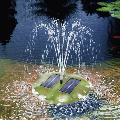 Fontaine Solaire - Pompe de Bassin Solaire avec 5 Effets - Pompe à Eau  Solaire Flottante pour étang de Jardin ou Fontaine à Oiseaux : :  Jardin