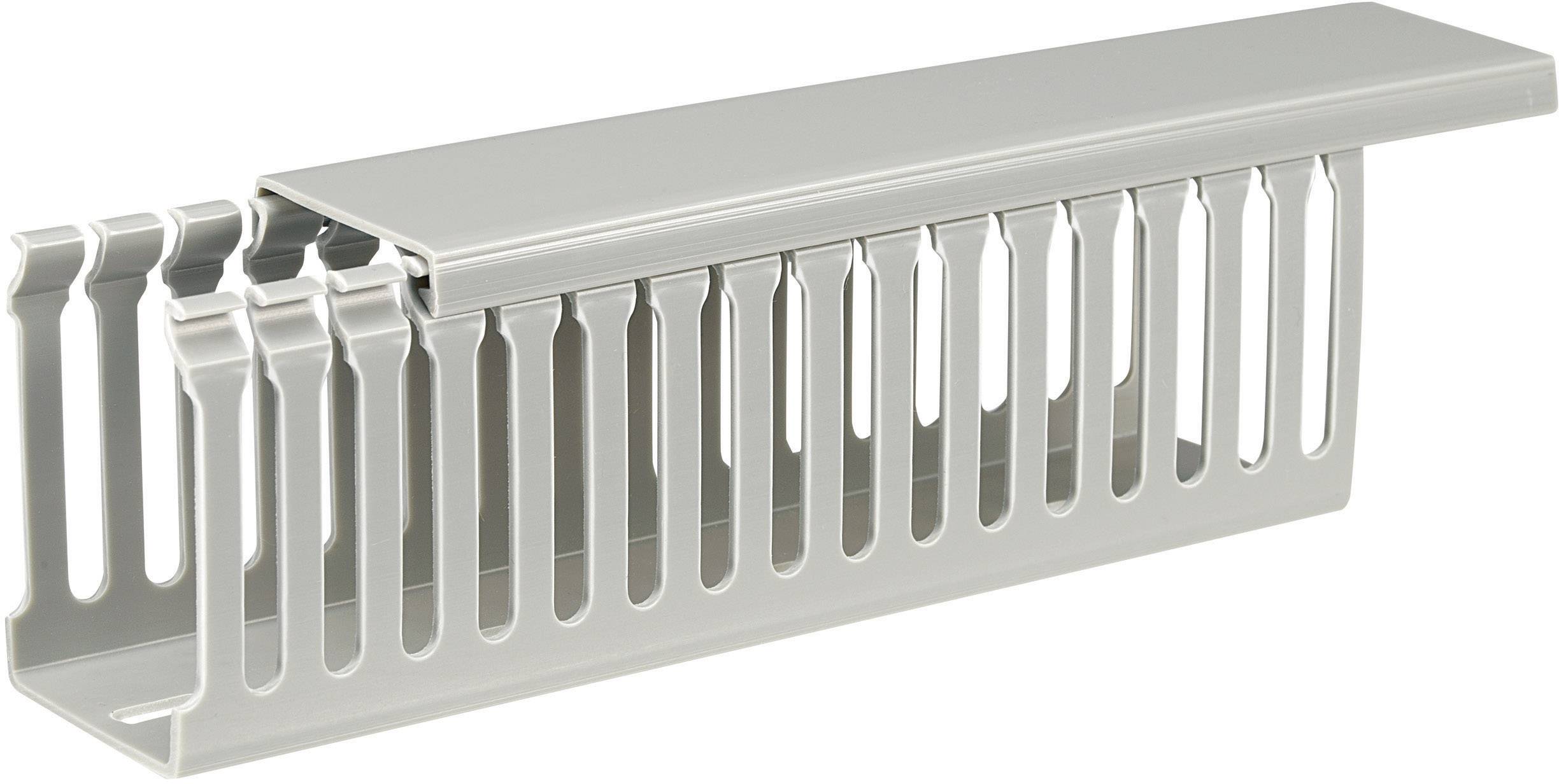 Sygonix SY-5045592 Goulotte de câblage (L x l x H) 2000 x 45 x 65 mm 1 pc(s) gris