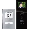 Set complet d'Interphone vidéo filaire 1 foyer m-e modern-electronics acier inoxydable, noir